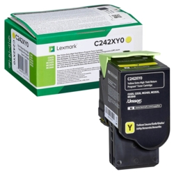 LEXMARK Toner gelb C242XY0