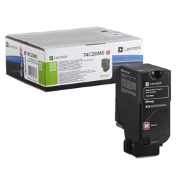 LEXMARK Toner magenta 74C20M0