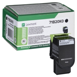 LEXMARK Toner schwarz 71B20K0