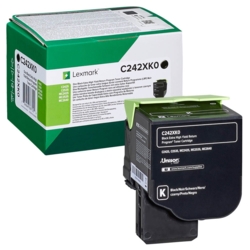 LEXMARK Toner schwarz C242XK0