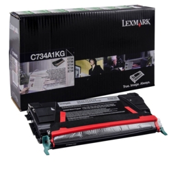 LEXMARK Toner schwarz C734A1KG