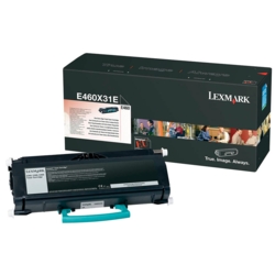 LEXMARK Toner schwarz E460X31E