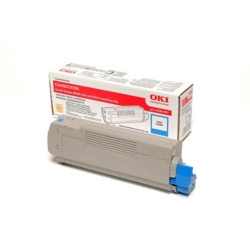 OKI Toner cyan 43381907