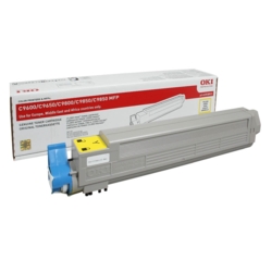OKI Toner gelb 42918913