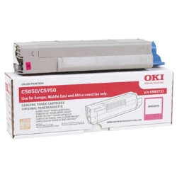 OKI Toner magenta 43865722