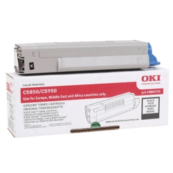 OKI Toner schwarz 43865724