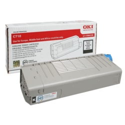 OKI Toner schwarz 44318608