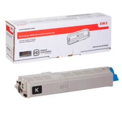 OKI Toner schwarz 46490608