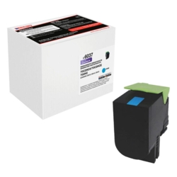 edding Toner cyan EDD-6037 kompatibel zu LEXMARK 70C2HC0
