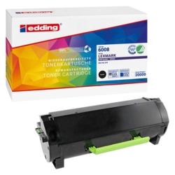 edding Toner schwarz EDD-6008 kompatibel zu LEXMARK 50F2U00
