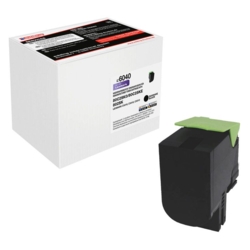 edding Toner schwarz EDD-6040 kompatibel zu LEXMARK 80C2SK0