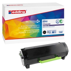 edding Toner schwarz EDD-6052 kompatibel zu LEXMARK 50F2000