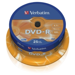 Verbatim DVD-R in der 25er Spindel