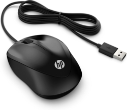HP 1000 Maus kabelgebunden schwarz