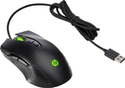 HP X220 Gaming Maus kabelgebunden schwarz