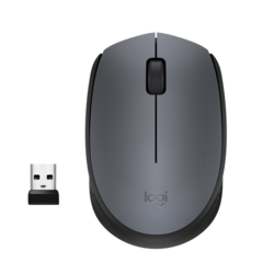 Logitech M170 Maus kabellos grau, schwarz