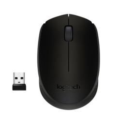 Logitech M171 Maus kabellos schwarz, grau
