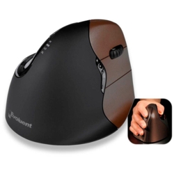 Evoluent Vertical Mouse 4 Bluetooth rechts klein Maus ergonomisch kabellos braun