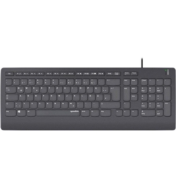 speedlink HI-GENIC Tastatur kabelgebunden schwarz