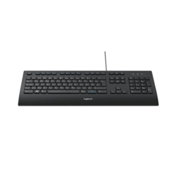 Logitech Corded Keyboard K280e Tastatur kabelgebunden schwarz