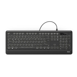 hama KC-550 Tastatur kabelgebunden schwarz
