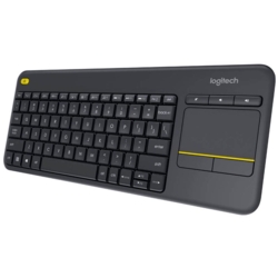 Logitech K400 Plus Tastatur kabellos schwarz
