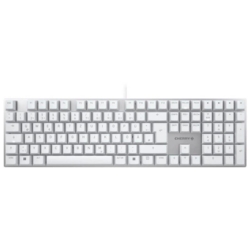 CHERRY KC 200 MX Tastatur kabelgebunden wei-silber