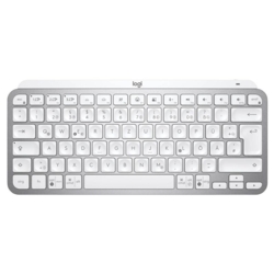 Logitech MX Keys Mini Tastatur kabellos hellgrau