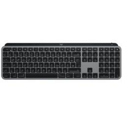 Logitech MX Keys fr Mac Tastatur kabellos grau