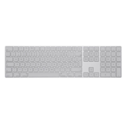 Apple Magic Keyboard mit Ziffernblock Tastatur kabellos wei, silber