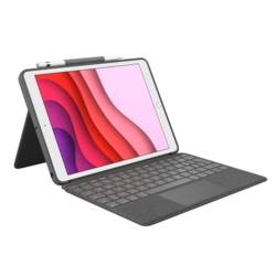 Logitech COMBO TOUCH Tablet-Tastatur schwarz geeignet fr Apple iPad 7. Gen (2019), Apple
