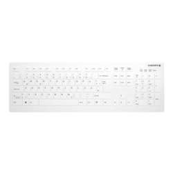 CHERRY AK-C8112 Medical Keyboard mit IP68 Hygiene-Tastatur kabellos wei