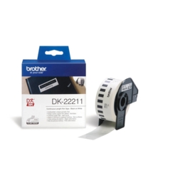 brother DK-22211 Endlosetikettenrolle wei