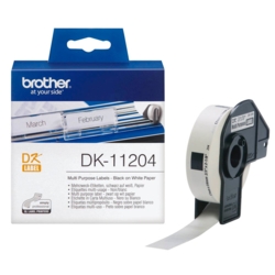 400 brother Etiketten DK11204 wei