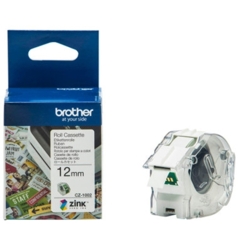 brother Endlospapierrolle f�r Etikettendrucker CZ1002 wei�, 12,0 mm, 1 x 1 Etiketten