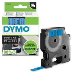 DYMO Beschriftungsband D1 40916 9 mm schwarz auf blau