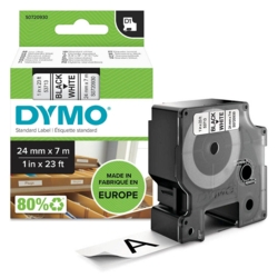 DYMO Beschriftungsband D1 53713 24 mm schwarz auf wei