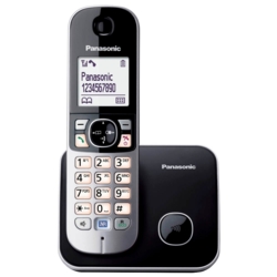TEL Panasonic KX-TG6811 Schnurlostelefon schwarz