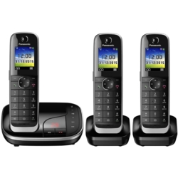 TEL Panasonic KX-TGJ323GB Schnurlostelefon-Set mit Anrufbeantworter