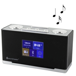 soundmaster UR240SW DAB+ Empfnger schwarz, silber