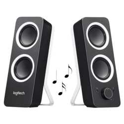 Logitech Z200 Lautsprecher schwarz