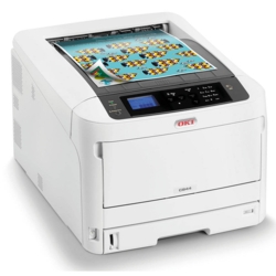 OKI C844dnw Farb-Laserdrucker grau
