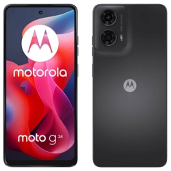 MOTOROLA moto g24 Dual-SIM-Smartphone charcoal-black 128 GB
