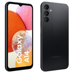 SAMSUNG Galaxy A14 4G Dual-SIM-Smartphone schwarz 128 GB