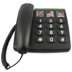 doro PhoneEasy 331ph Schnurgebundenes Telefon schwarz