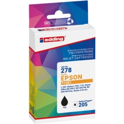 edding Tintenpatrone schwarz EDD-278 kompatibel zu EPSON T1281