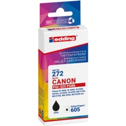 edding Tintenpatrone schwarz EDD-272 kompatibel zu Canon PGI-525 BK