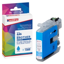 edding Tintenpatrone cyan EDD-446 kompatibel zu brother LC-123C