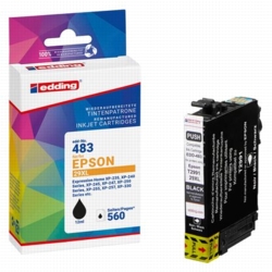 edding Tintenpatrone schwarz EDD-483 kompatibel zu EPSON 29XL / T2991XL