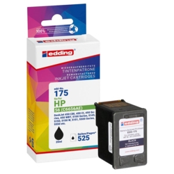 edding Tintenpatrone schwarz EDD-175 kompatibel zu HP 56 (C6656AE)